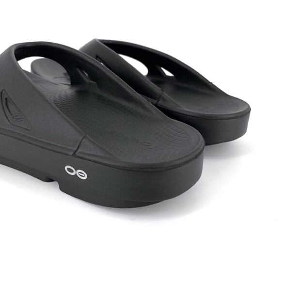 OOFOS OOriginal Sandal Black Unisex M9 / W11 - Picture 4 of 8